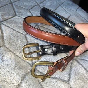 black and brown belts